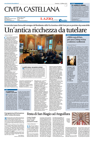 Avvenire - pagina diocesana del 12/02/2023